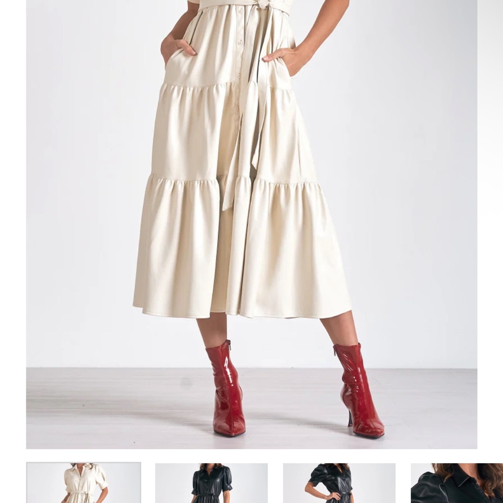 Elegant Cream Dress
